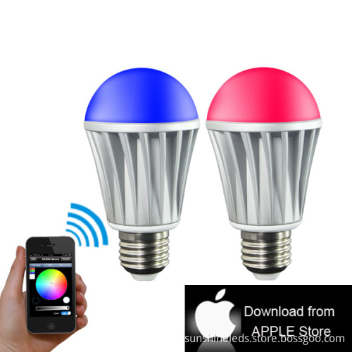 Hot Sell 7W RGB/Warm White WiFi LED Bulb